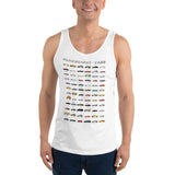 Filmography of Cars: Unisex Tank Top